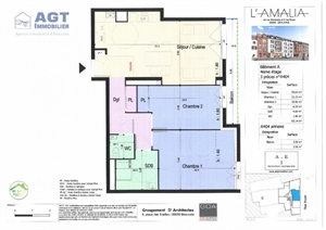 appartement à la vente -   60000  BEAUVAIS, surface 63 m2 vente appartement - APR616412